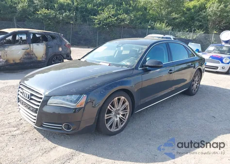 2011 Audi A8 L 4.2 из США, поврежденный, VIN WAURVAFD4BN020568